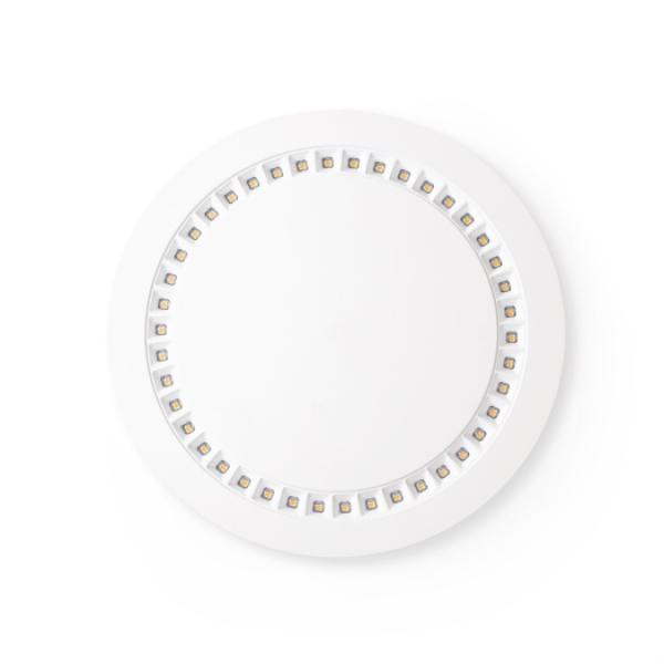 ARDEBO.de - Qi Moon LED Deckenleuchte weiß 15W, 100°, 3000K, CRI>80