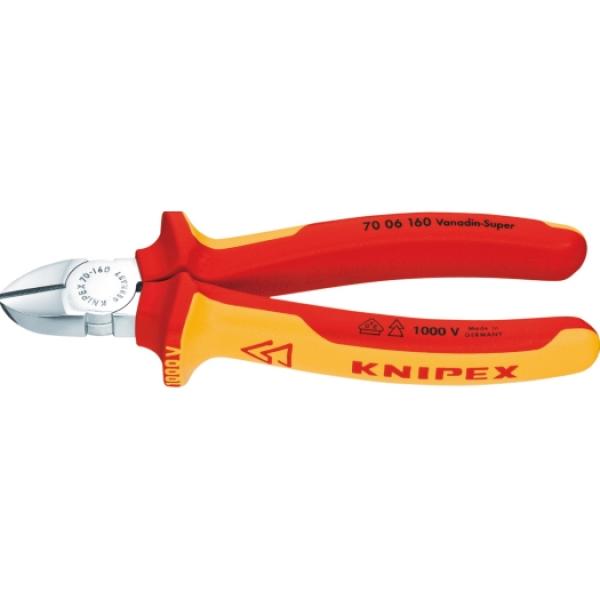 Knipex VDE-Seitenschneider, 160mm 