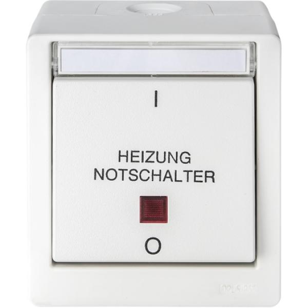 OPUS-RESIST OPUS-Res-Schalter, Heizung, ws IP55