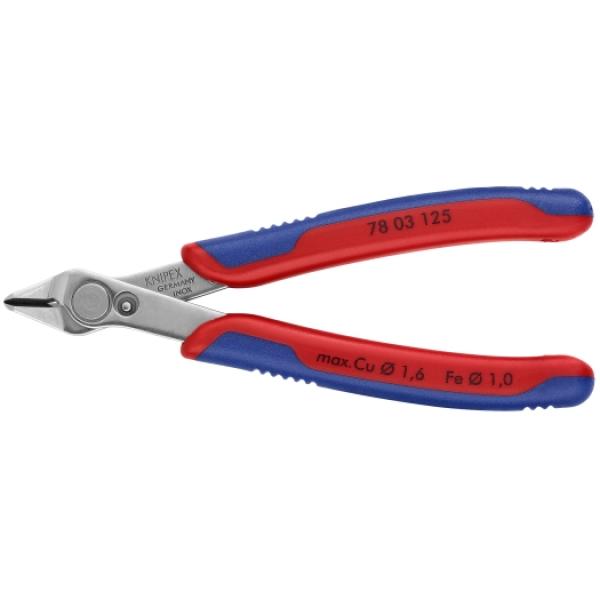 Knipex Elektronik-Seitenschneider Super-Knips, Edelstahlblech