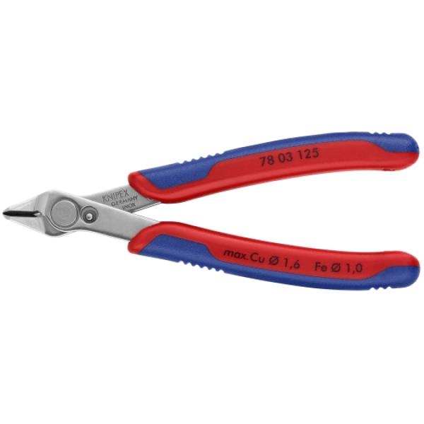 Knipex Elektronik-Seitenschneider Super-Knips, Edelstahlblech