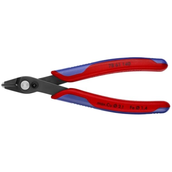 Knipex Electronic Super Knips® XL brüniert mit Mehrkomponenten-Hüllen 140 mm