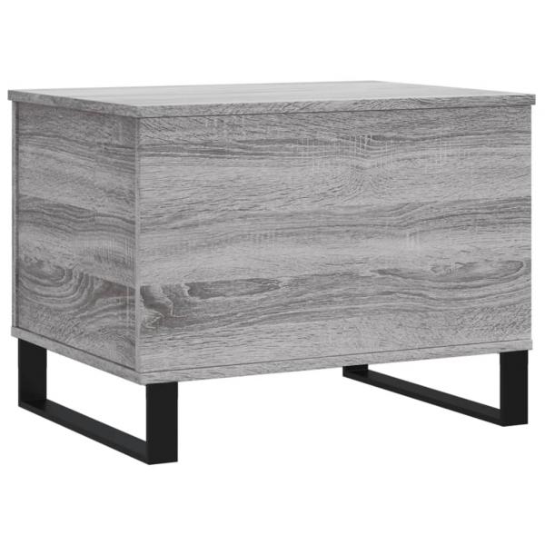 Couchtisch Grau Sonoma 60x44,5x45 cm Holzwerkstoff