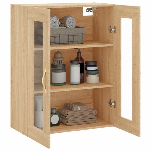 Wandschrank Sonoma-Eiche 69,5x34x90 cm