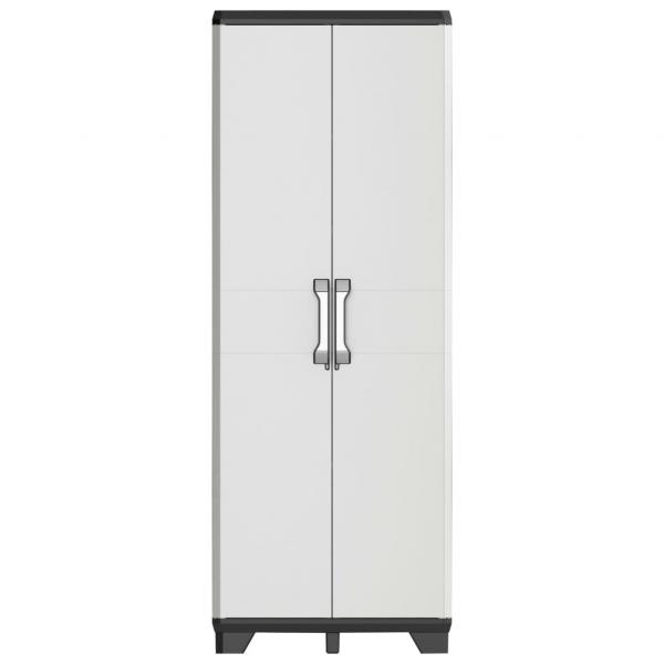 Keter Mehrzweckschrank Gear Schwarz und Grau 182 cm