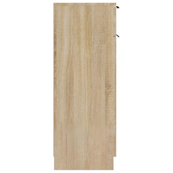 Badschrank Sonoma-Eiche 32x34x90 cm Holzwerkstoff