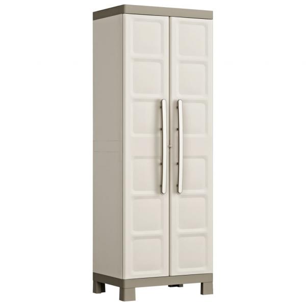 ARDEBO.de - Keter Universalschrank Excellence Beige und Taupe 182 cm