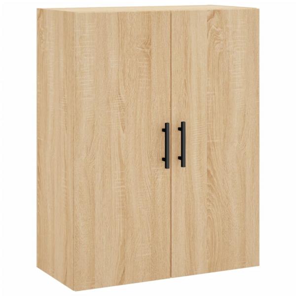 Highboard Sonoma-Eiche 69,5x34x180 cm Holzwerkstoff