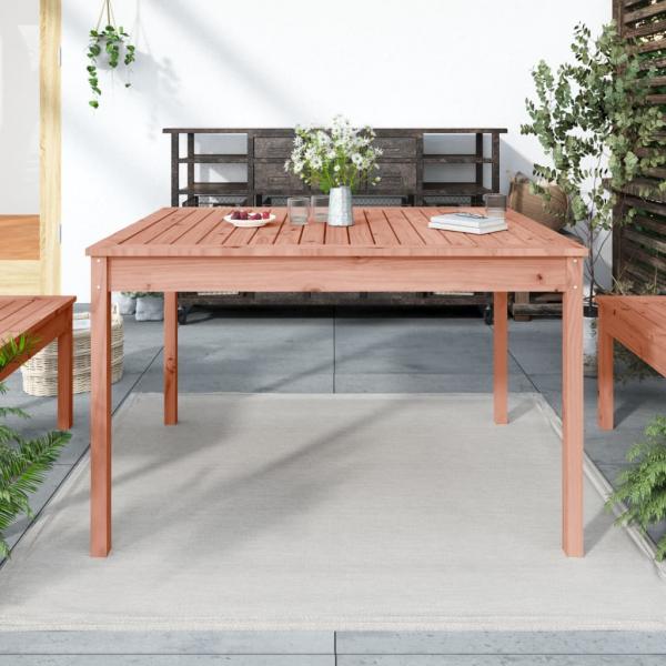 ARDEBO.de - Gartentisch 121x82,5x76 cm Massivholz Douglasie