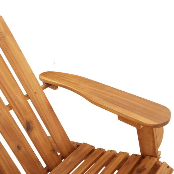 2-tlg. Garten-Lounge-Set Adirondack Massivholz Akazie