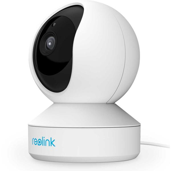 Reolink E Series E320 3 MP WLAN kompakte und intelligente Innen-Überwachungskamera, Schwenk- und Neigefunktion, weiß