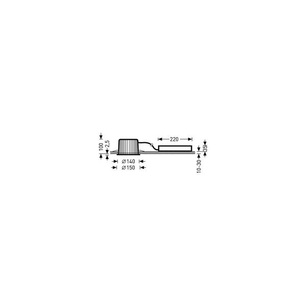 Trilux LED-Downlight INPERLALP C05 HR22 1800-830 ET 01, weiß (6357340)