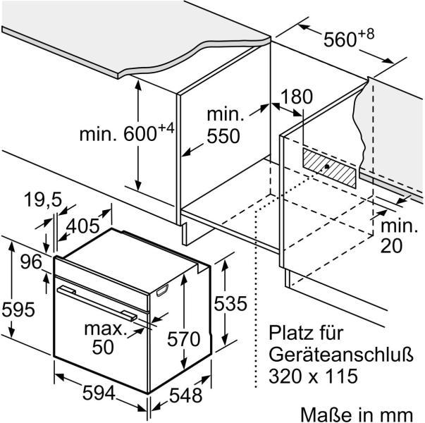 Neff BTX48PB0 N30/N70 A+ Backofen-Set (B2CCJ7AK3 + T18SDH9L0) mit Elektrokochfeld, 60 cm breit, 71 L, Pyrolyse, TouchControl, Edelstahl/Schwarz