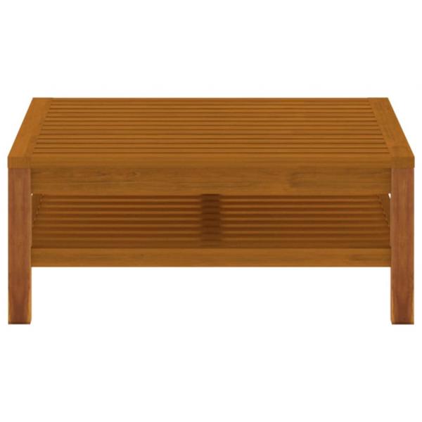 Couchtisch 65x65x35 cm Massivholz Akazie