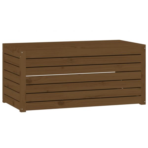 Gartenbox Honigbraun 101x50,5x46,5 cm Massivholz Kiefer