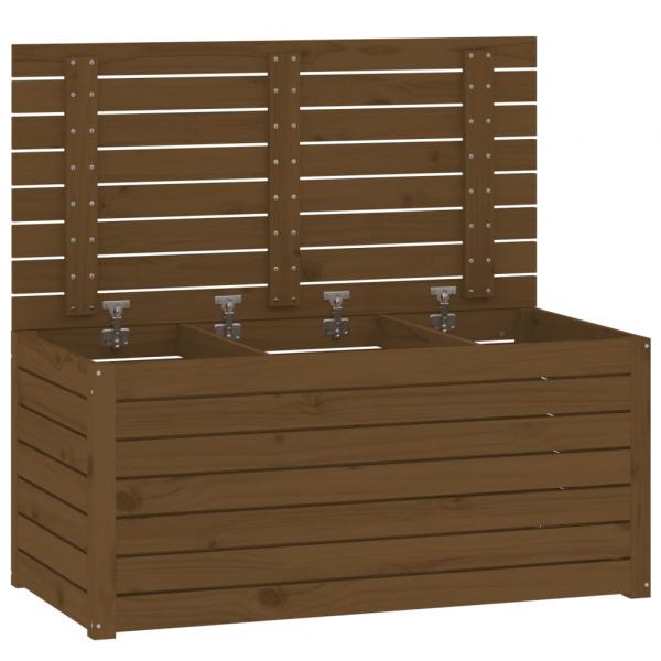 Gartenbox Honigbraun 101x50,5x46,5 cm Massivholz Kiefer