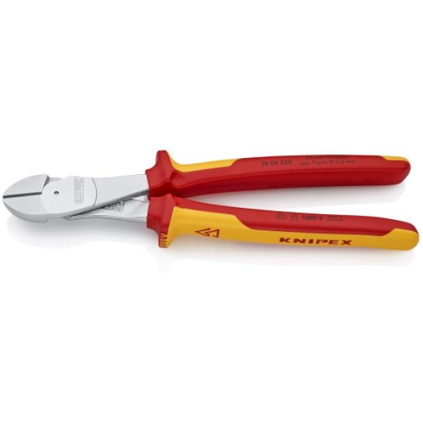 Knipex VDE-Kraftseitenschneider,250mm Schneidleistung: Ø4,6/3,5