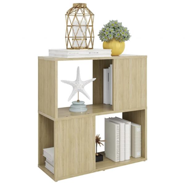 Bücherregal Sonoma-Eiche 60x24x63 cm Holzwerkstoff