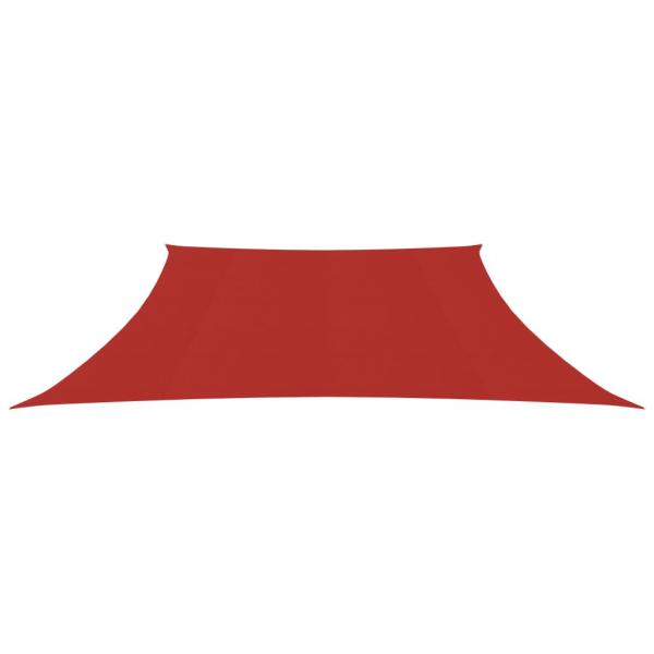 Sonnensegel 160 g/m² Rot 4/5x4 m HDPE