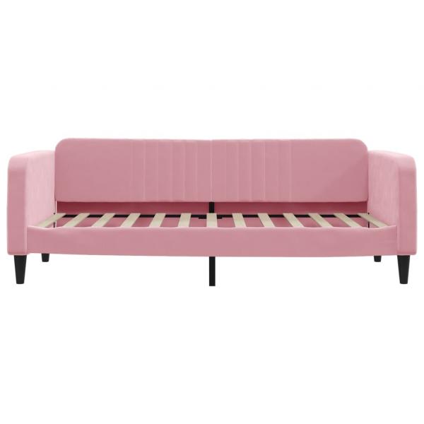 Tagesbett Rosa 90x200 cm Samt