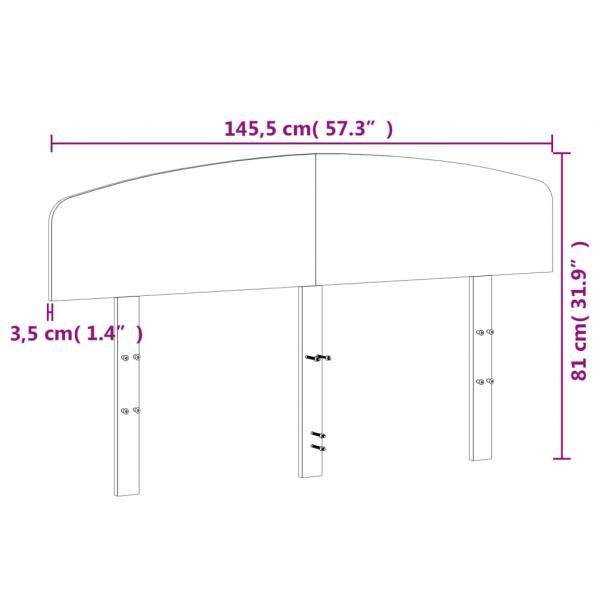 Kopfteil 140 cm Massivholz Kiefer