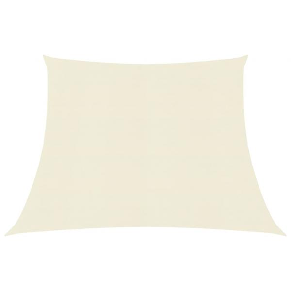 Sonnensegel 160 g/m² Creme 4/5x4 m HDPE