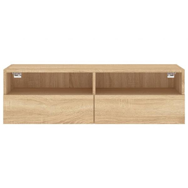 TV-Wandschrank Sonoma-Eiche 100x30x30 cm Holzwerkstoff