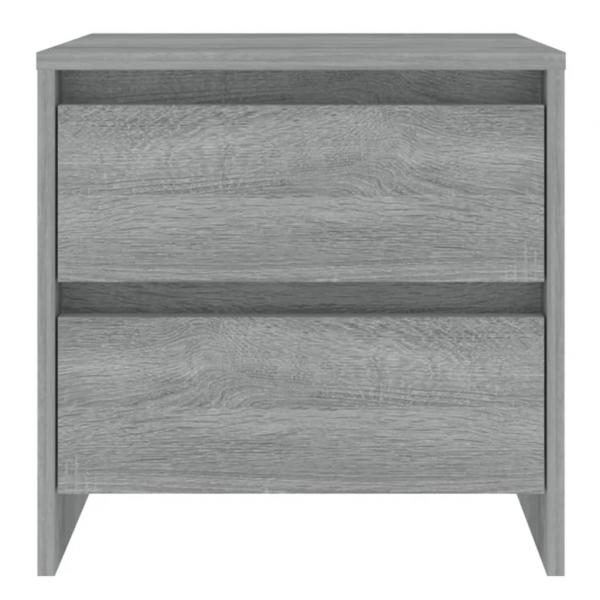 Nachttisch Grau Sonoma 45x34,5x44,5 cm Holzwerkstoff