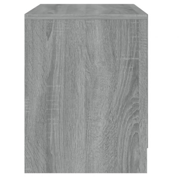 Nachttisch Grau Sonoma 45x34,5x44,5 cm Holzwerkstoff