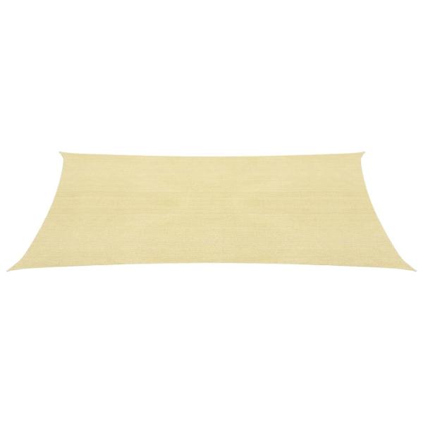 Sonnensegel 160 g/m² Beige 6x6 m HDPE