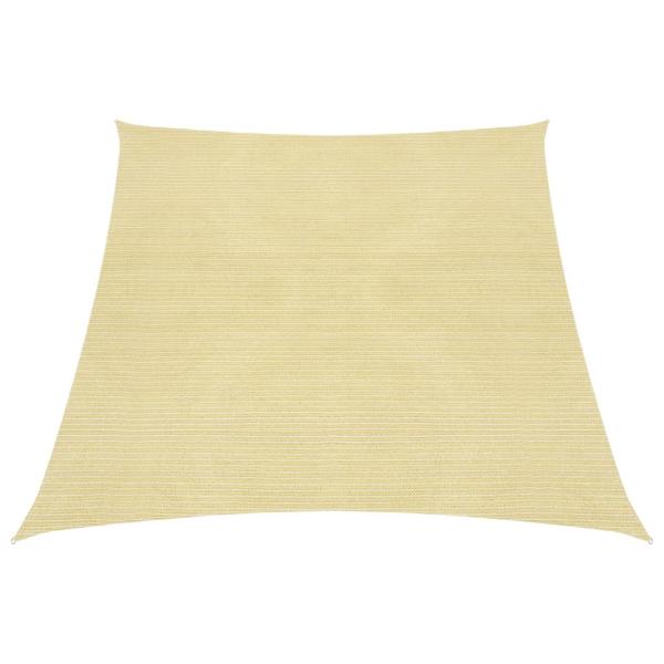 ARDEBO.de - Sonnensegel 160 g/m² Beige 4/5x4 m HDPE