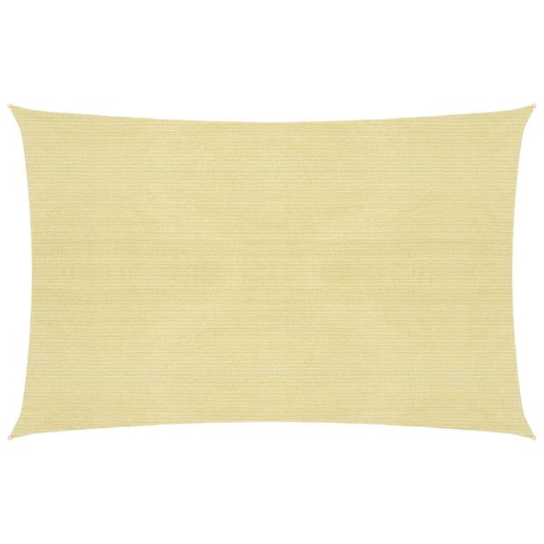 ARDEBO.de - Sonnensegel 160 g/m² Beige 4x5 m HDPE