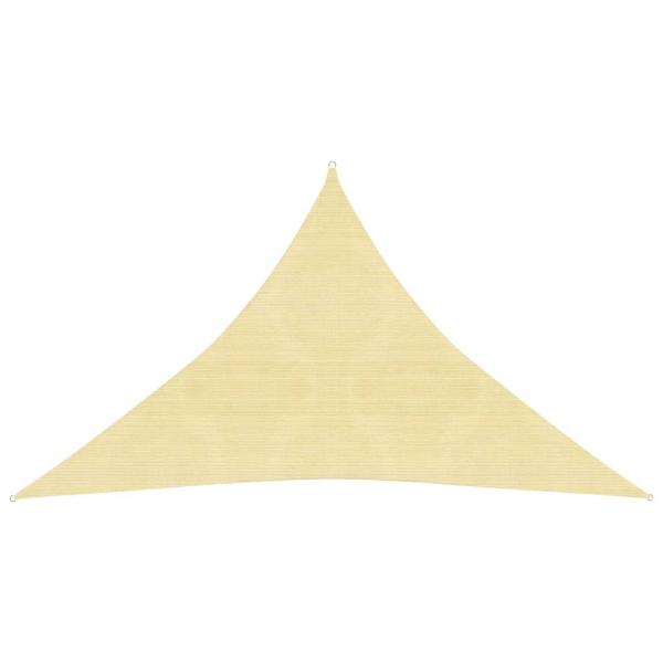 Sonnensegel 160 g/m² Beige 3x3x4,2 m HDPE