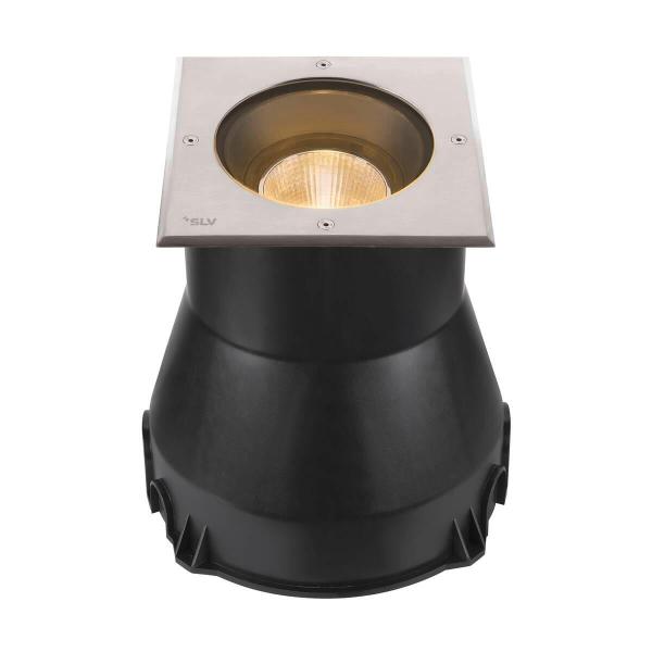 ARDEBO.de SLV DASAR 2.0 L Outdoor Bodeneinbauleuchte, LED, eckig, 24°, 3000K, DALI, edelstahl (1007244)