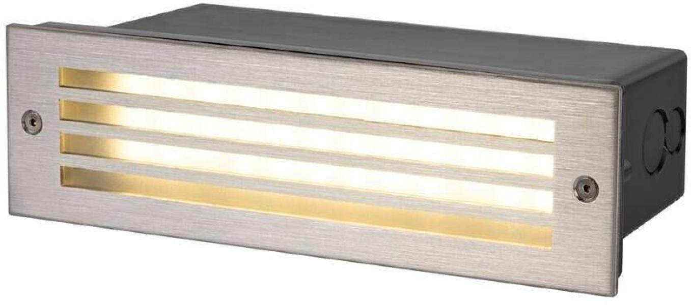 ARDEBO.de SLV BRICK MESH Wandeinbauleuchte, Outdoor, LED, 3000K, IP65, edelstahl (1008481)