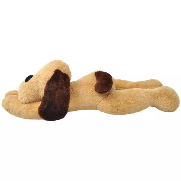 Hund Kuscheltier Plüsch Braun 120 cm