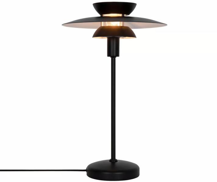 ARDEBO.de Nordlux Carmen Tischlampe, E14, 25W, schwarz (2213615003)