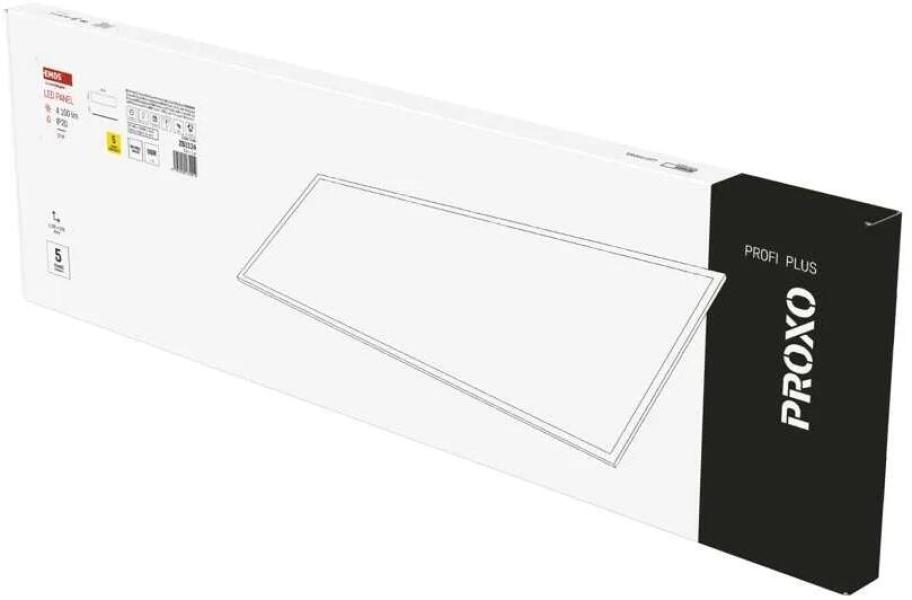 EMOS PROXO ZB3124 LED-Einbauleuchte, Rechteck, 33W, 4100lm, 300x1200mm, IP20, weiß (1544203321)