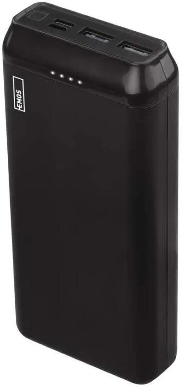 ARDEBO.de EMOS Alpha2 20 Powerbank, 20000 mAh, 10W, schwarz (1613052700)