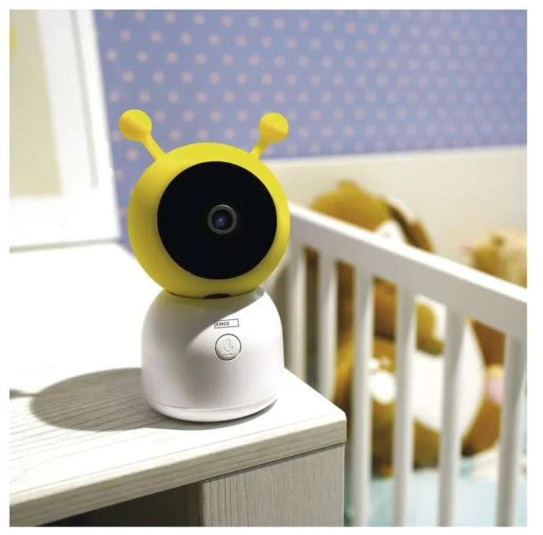 EMOS H4052 GoSmart rotierende Baby Kamera, IP-500, GUARD, Monitor, WiFi, weiß (3024040520 )