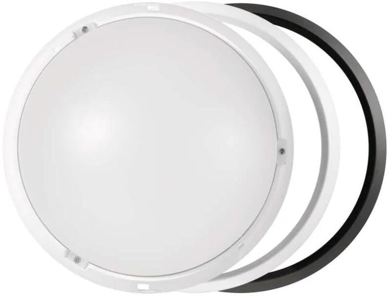 EMOS ZURI ZM3130 LED Deckenleuchte, rund, 14W, 1000lm, Warmweiß, Ø 215mm, schwarz/weiß (1539071140)