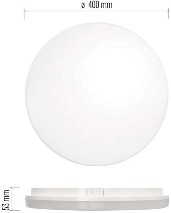 EMOS TORI ZM4325 LED Deckenleuchte, rund, weiß, 36W, IP54, neutralweiß (1539085360)