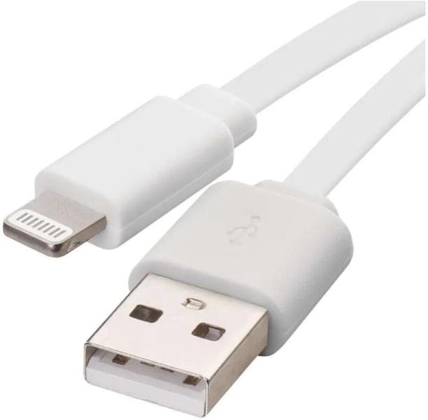 ARDEBO.de EMOS SM7013W USB Kabel 2.0 A Stecker, i16P Stecker, Länge 1m, weiß (2335071310)