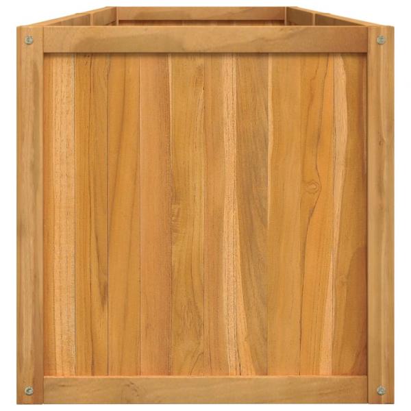 Hochbeet 150x50x50 cm Massivholz Teak 