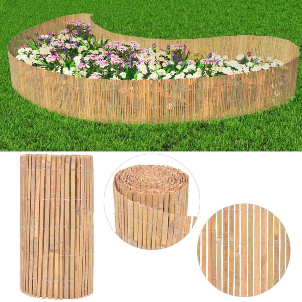 ARDEBO.de - Gartenzaun Bambus 1000×50 cm