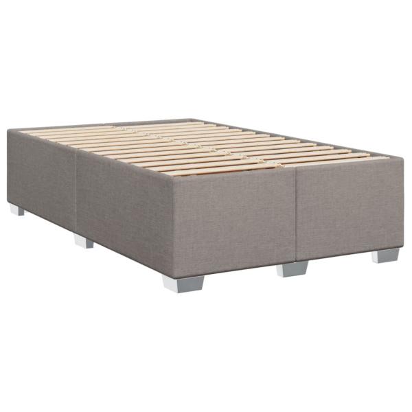 Boxspringbett mit Matratze Taupe 80x200 cm Stoff