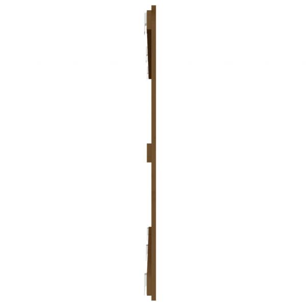 Wand-Kopfteil Honigbraun 159,5x3x90 cm Massivholz Kiefer