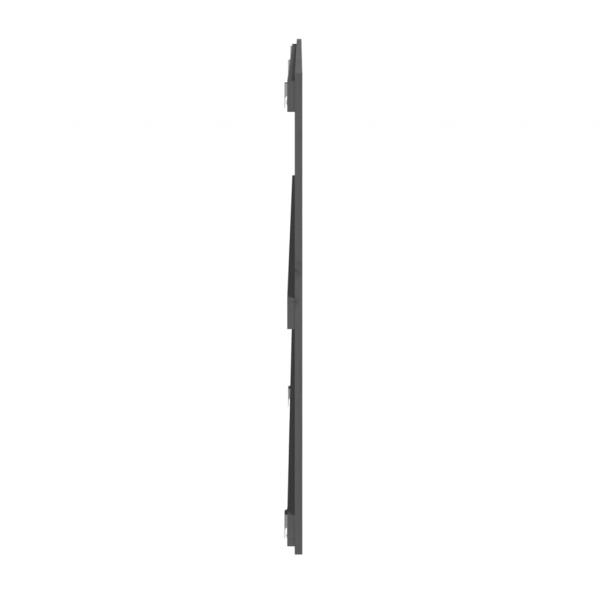 Wand-Kopfteil Grau 204x3x90 cm Massivholz Kiefer