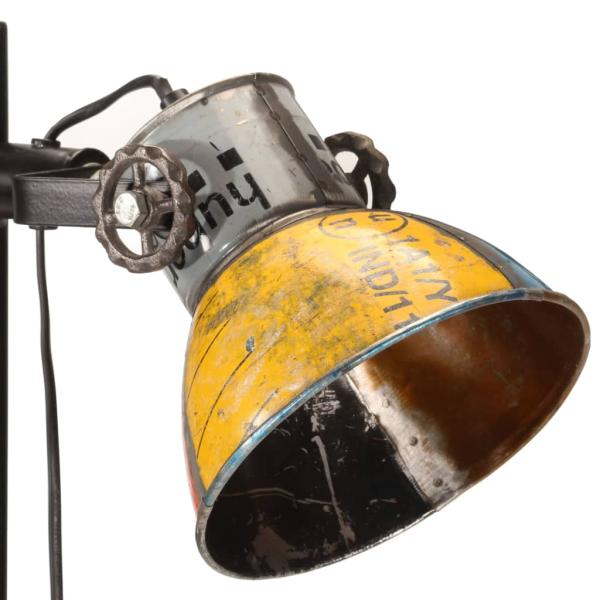 Stehlampe mit 2 Lampenschirmen Mehrfarbig E27