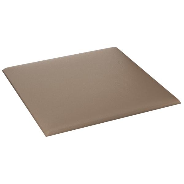 Wandpaneele 12 Stk. Cappuccino-Braun 30x30cm Kunstleder 1,08 m²